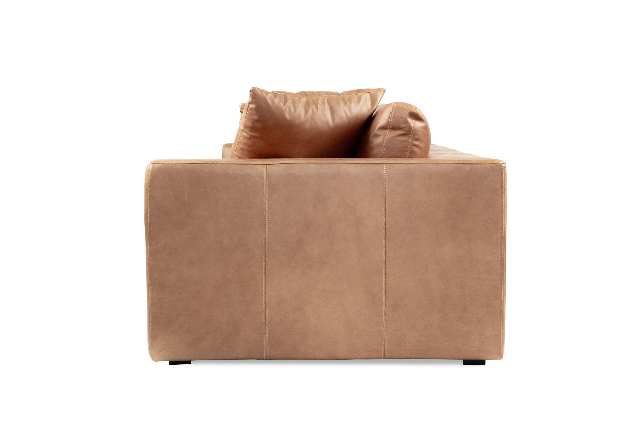 Ziggie 4 Seater Sofa - Trends Saddle Leather - Image 5