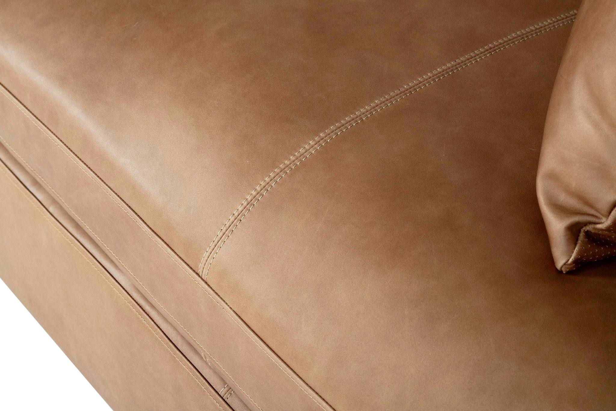 Ziggie 4 Seater Sofa - Trends Saddle Leather - Image 9