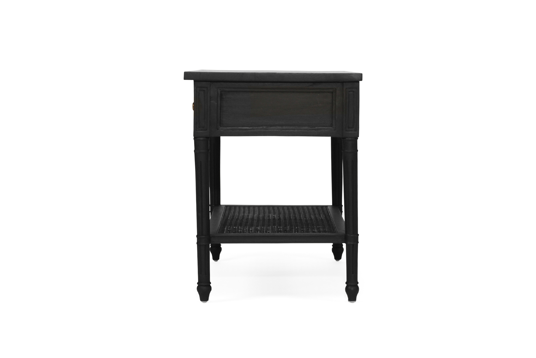 Hamilton Nightstand / Bedside - Black - 91cm - Image 6