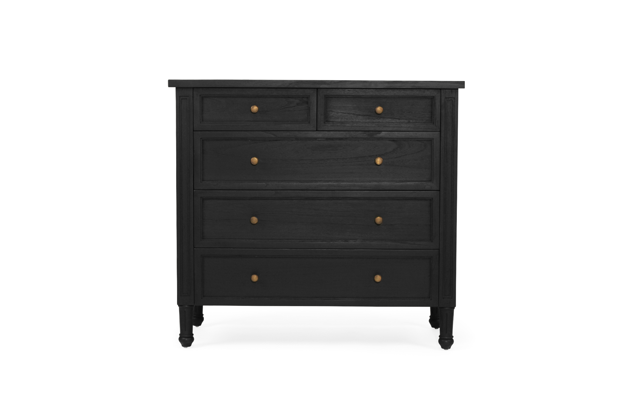 Hamilton Dresser - Black- 5 Drawer