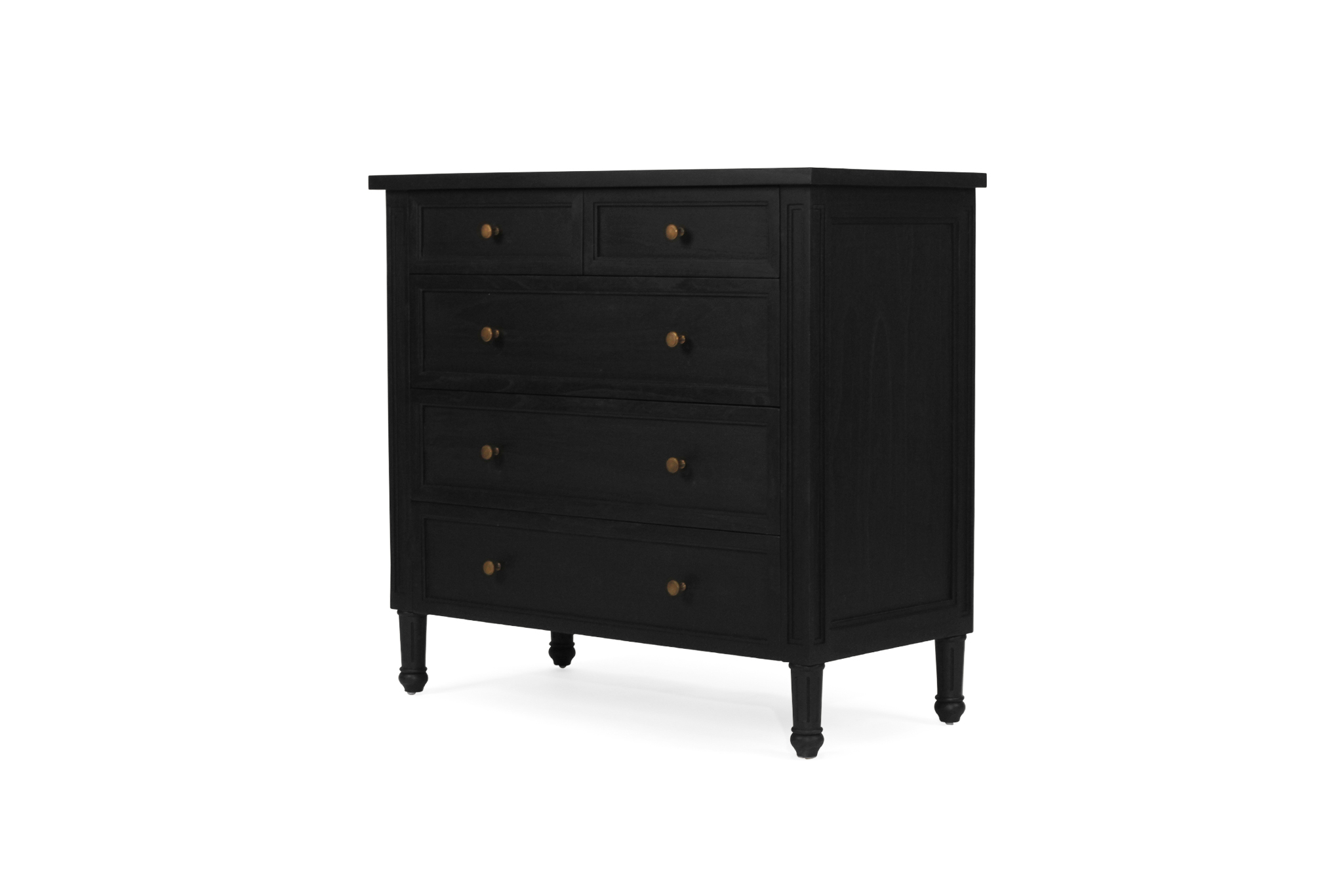 Hamilton Dresser - Black- 5 Drawer - Image 2