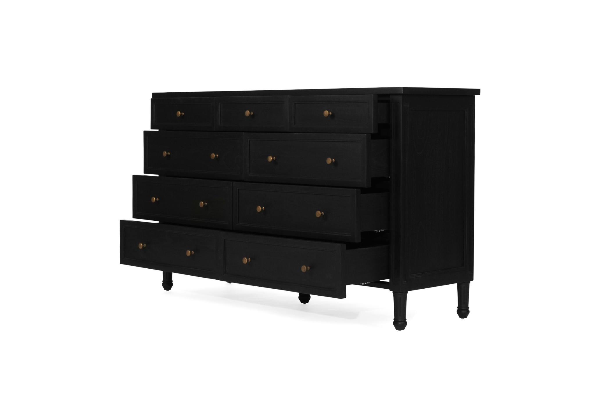 Hamilton Dresser - 9 Drawer - Black - Image 4