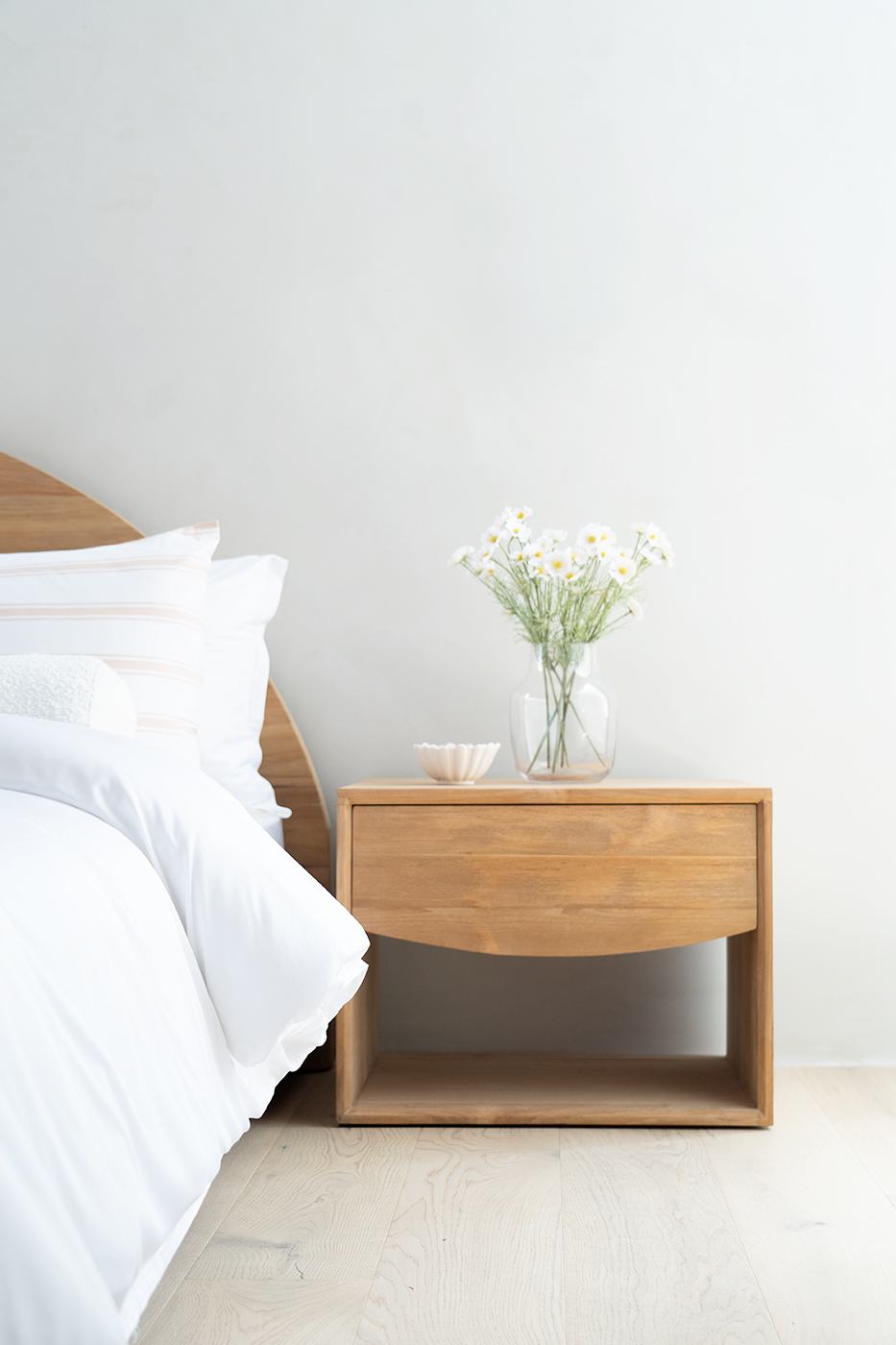Koa Bedside Table - Low (46cmH) - Image 14