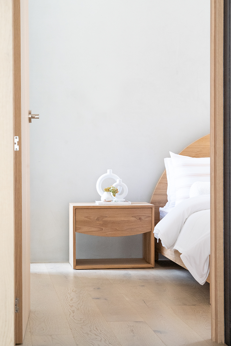 Koa Bedside Table - Low (46cmH) - Image 2