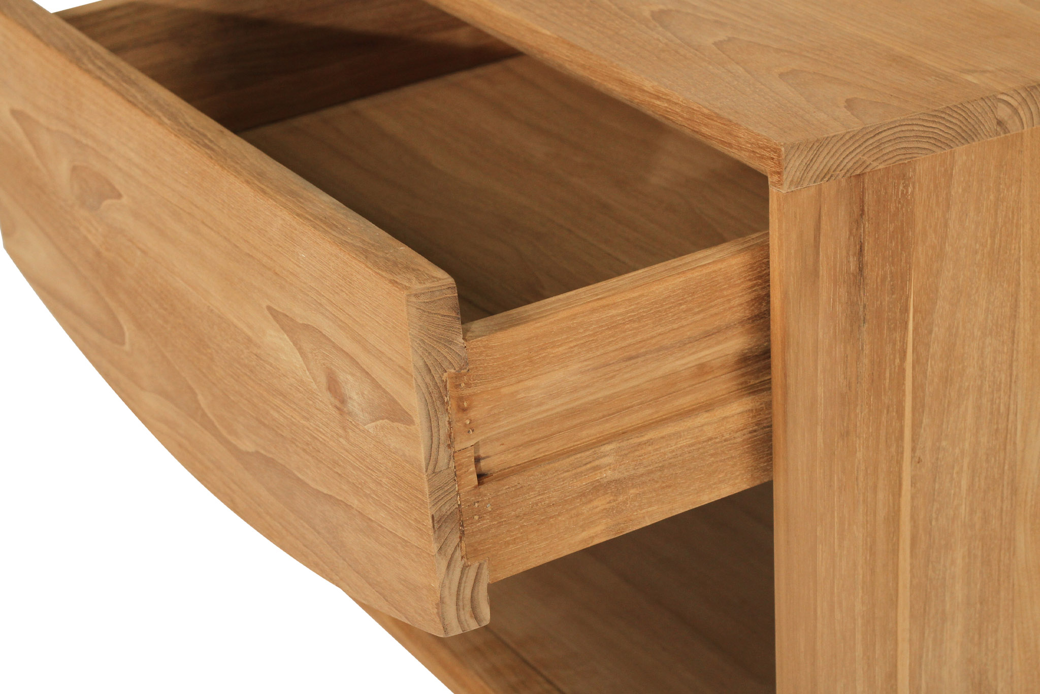Koa Bedside Table - Low (46cmH) - Image 9