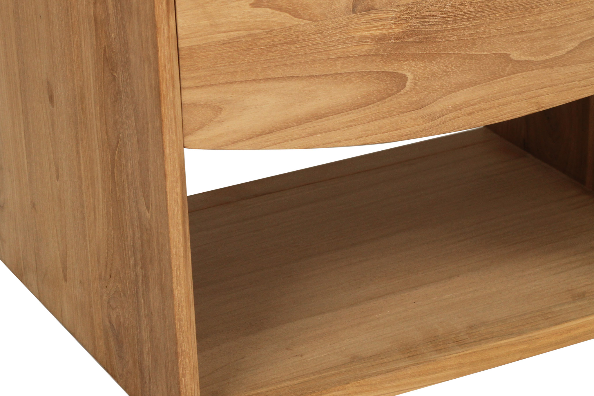 Koa Bedside Table - Low (46cmH) - Image 10