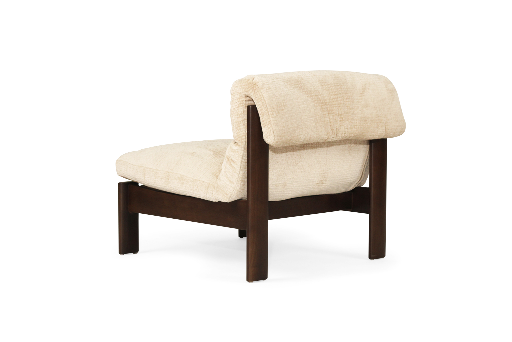 Parker Armchair - Natural on Charcoal Frame - Image 6