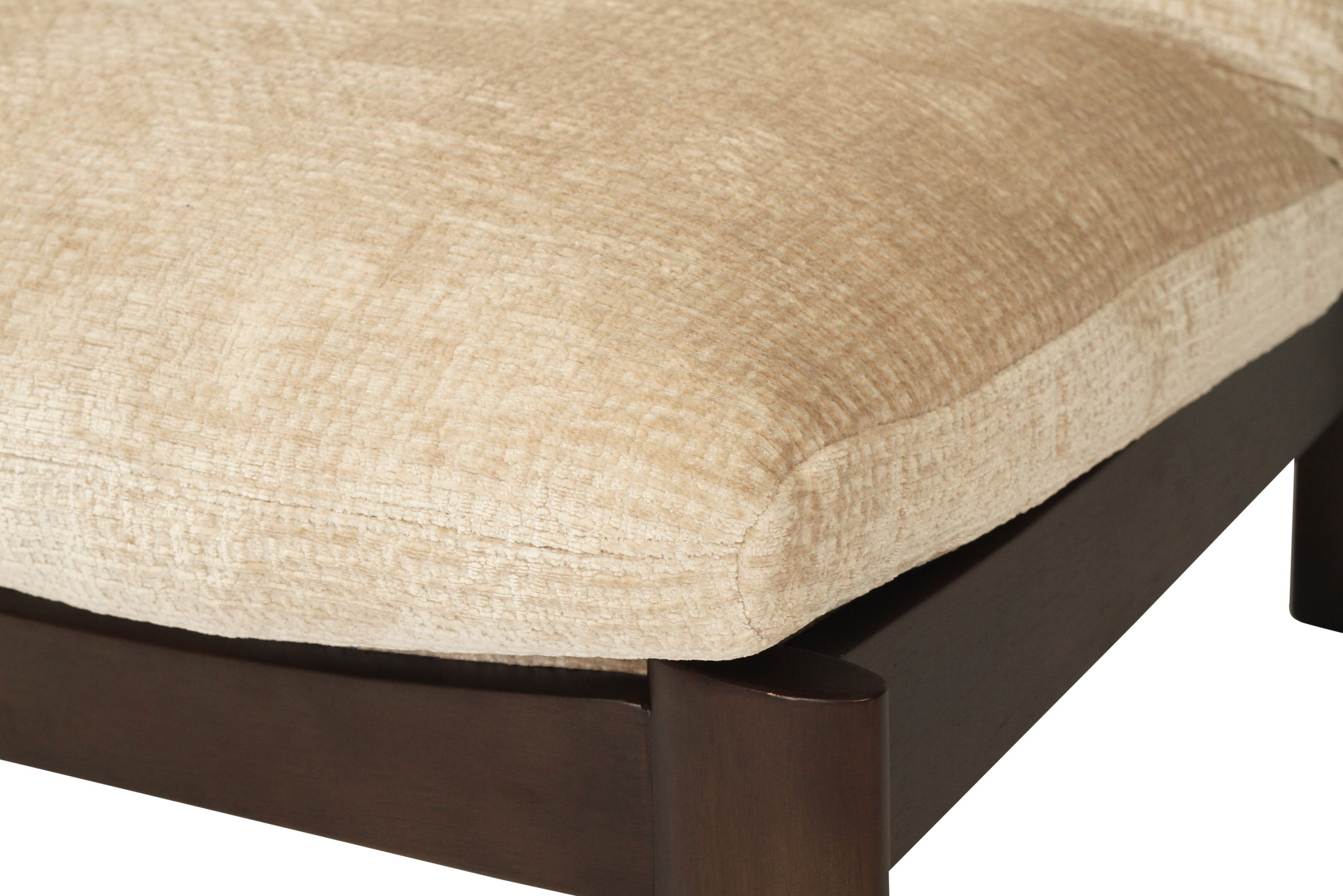 Parker Armchair - Natural on Charcoal Frame - Image 8