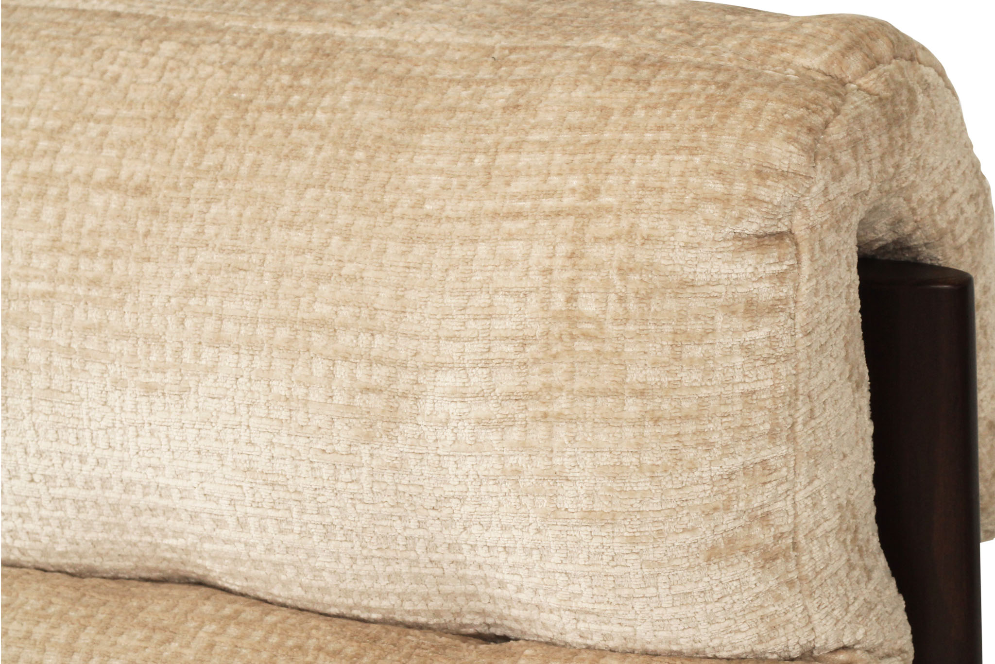 Parker Armchair - Natural on Charcoal Frame - Image 9