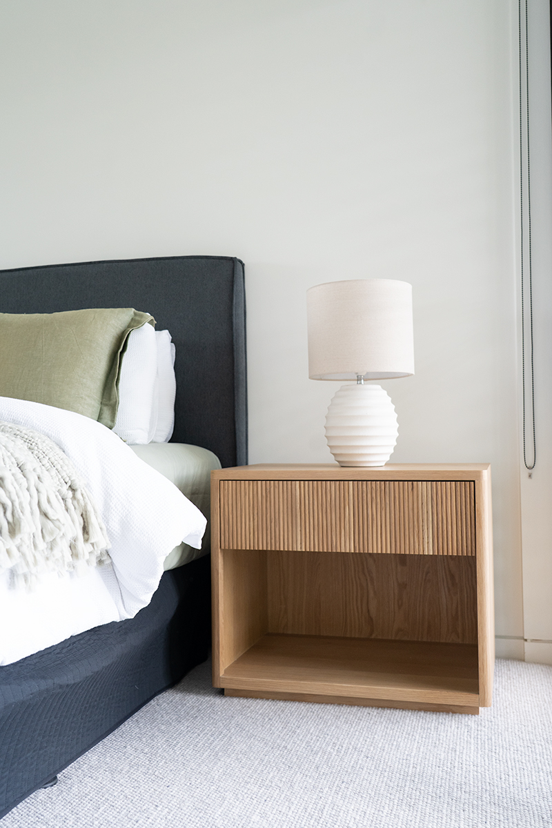 Harvey Upholstered Bedhead - Charcoal - Image 15
