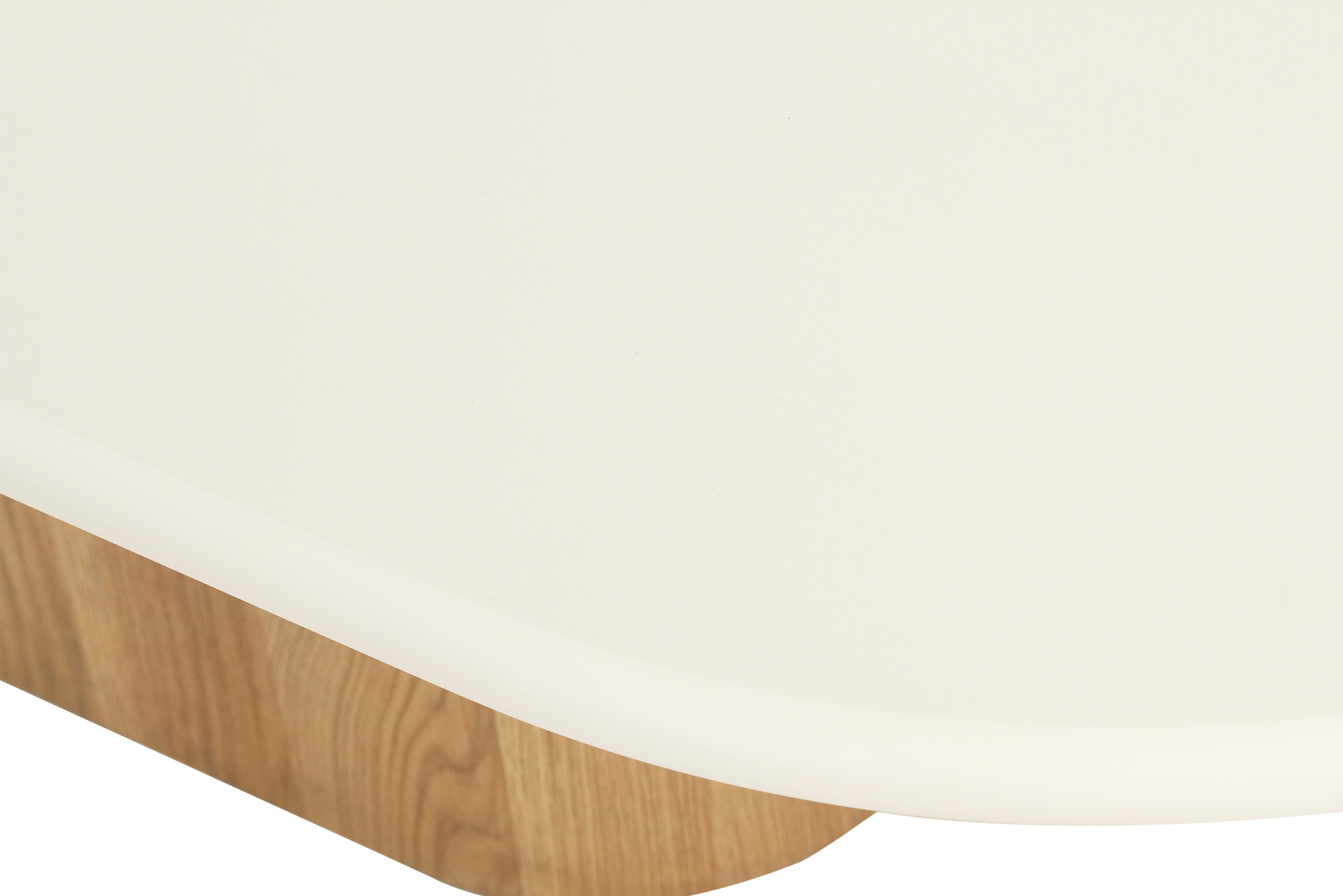 Harlow Oval Coffee Table - 150cm - Natural Oak Base - Image 9