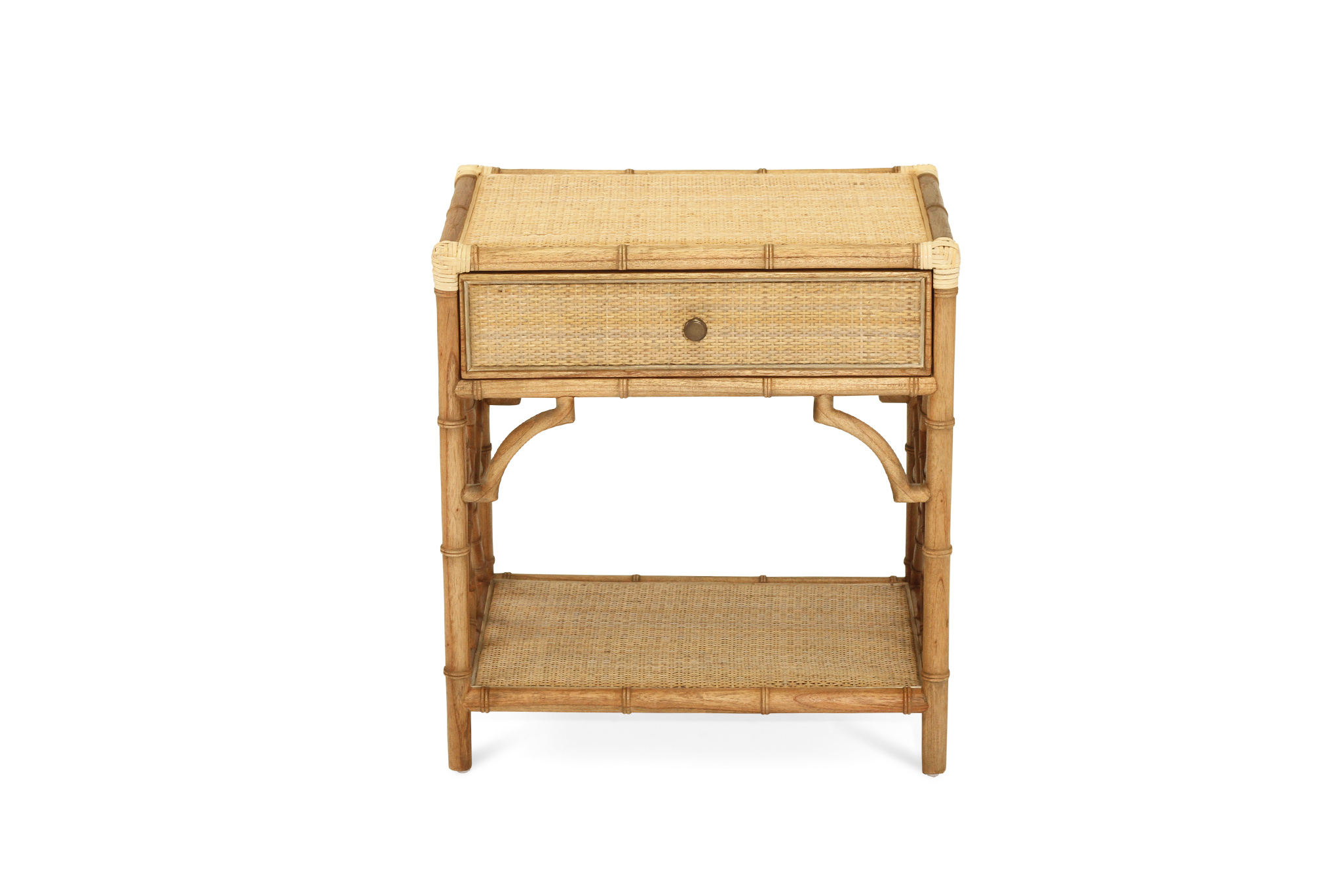 Chippendale Bedside Table - Weathered Oak - Image 4