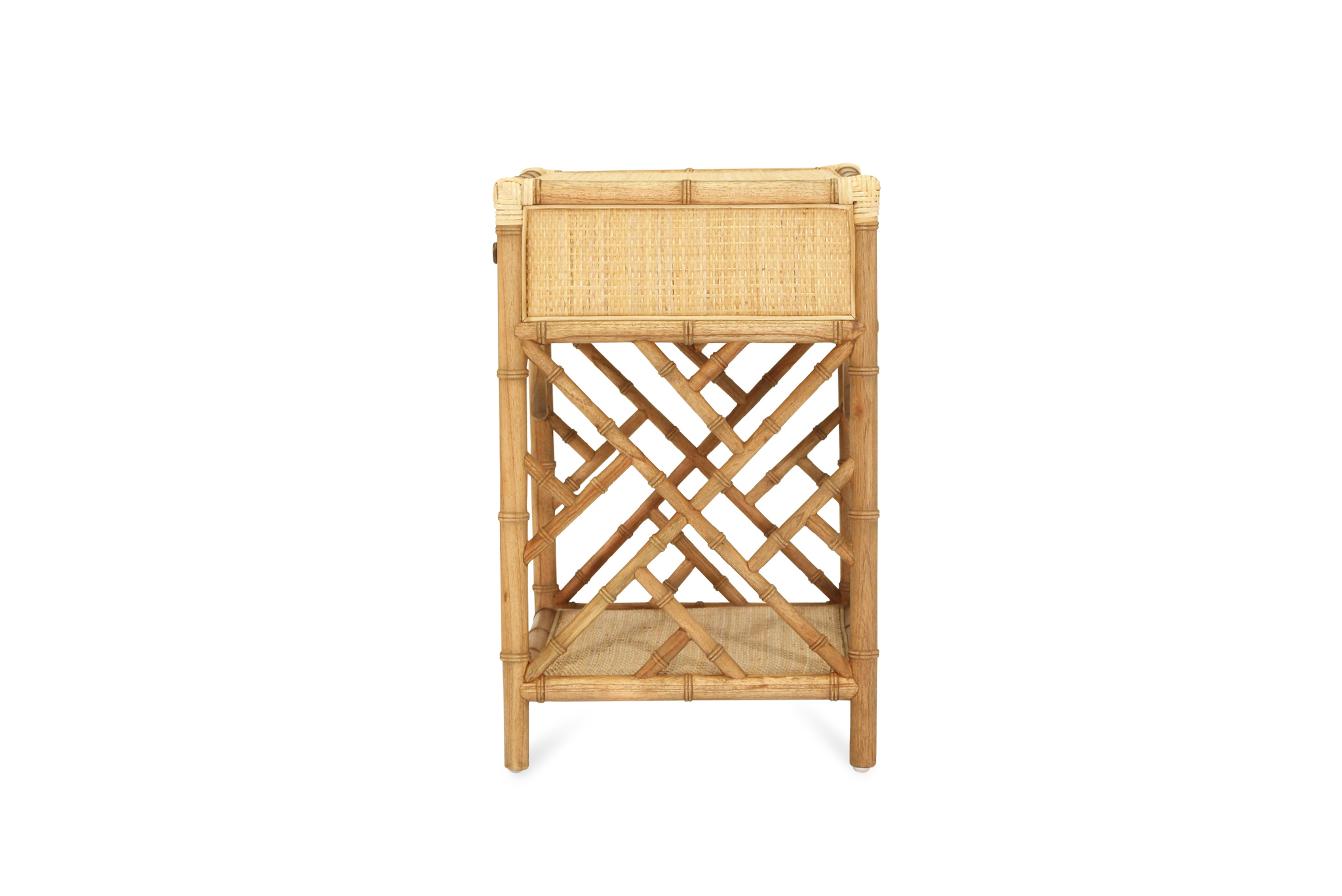 Chippendale Bedside Table - Weathered Oak - Image 6