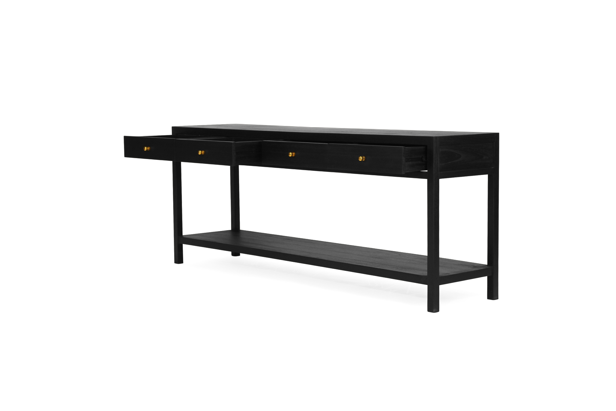Lindsay Console Table 200cm - Black - Image 4