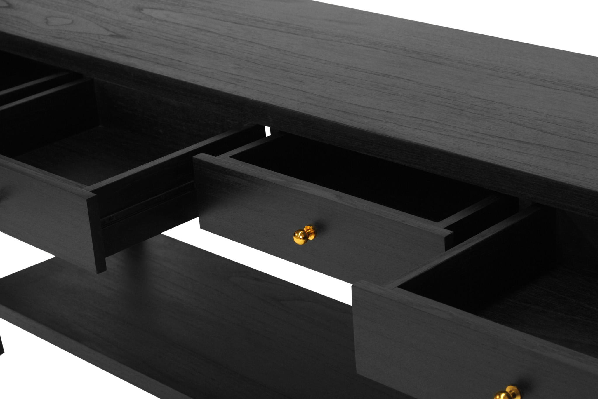 Lindsay Console Table 200cm - Black - Image 8