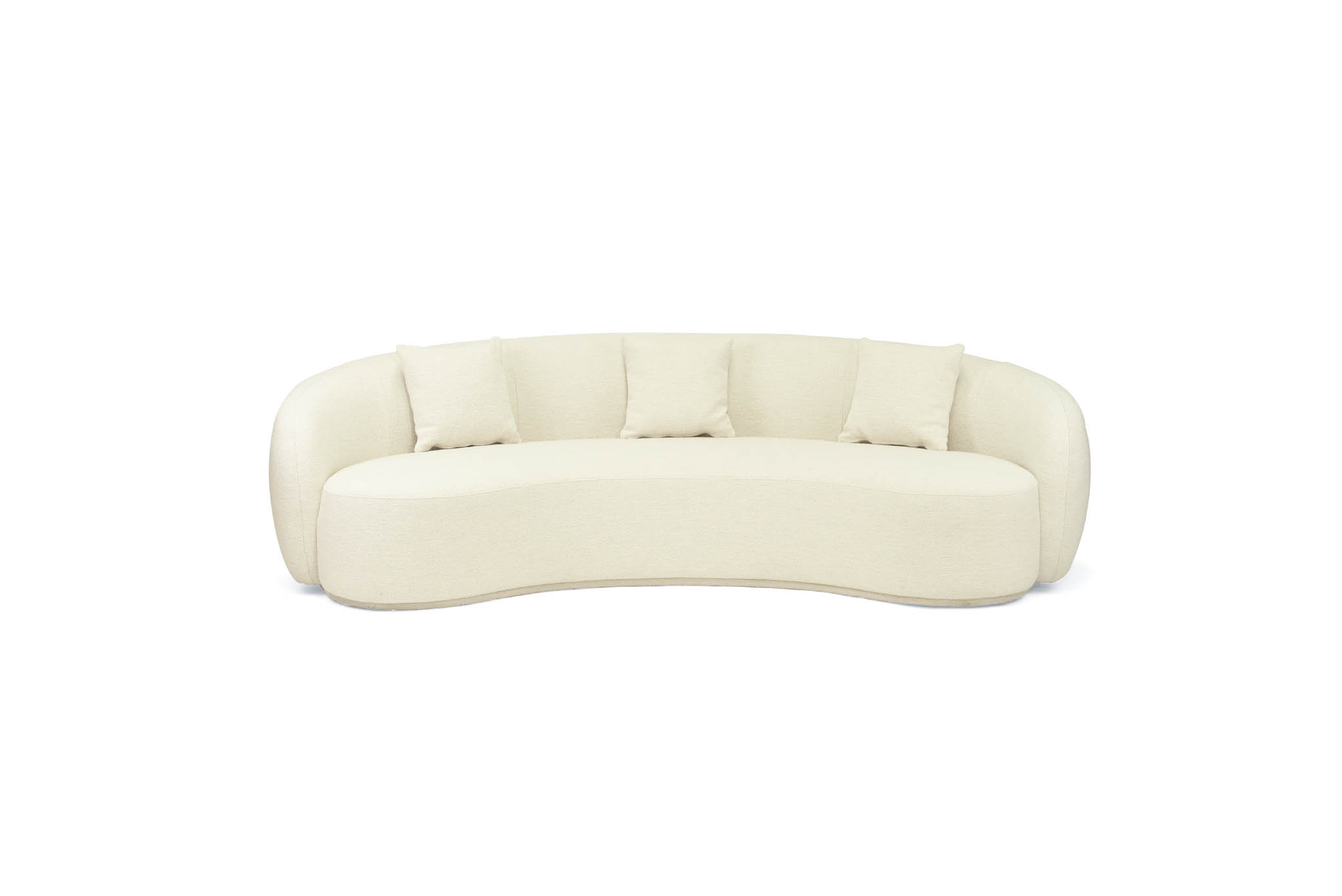 Magnus 3 Seater Curved Sofa - Image 4