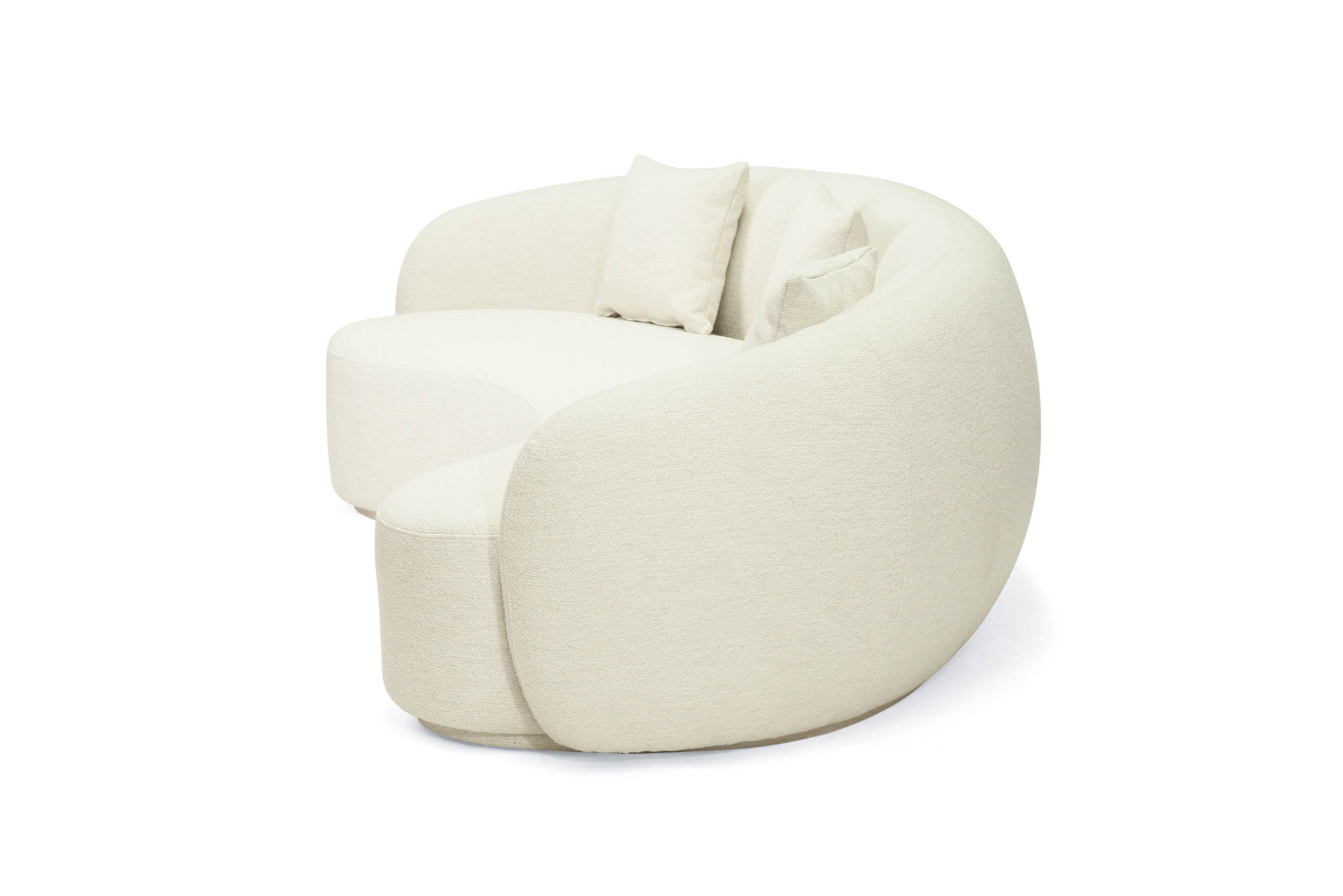Magnus 3 Seater Curved Sofa - Image 6
