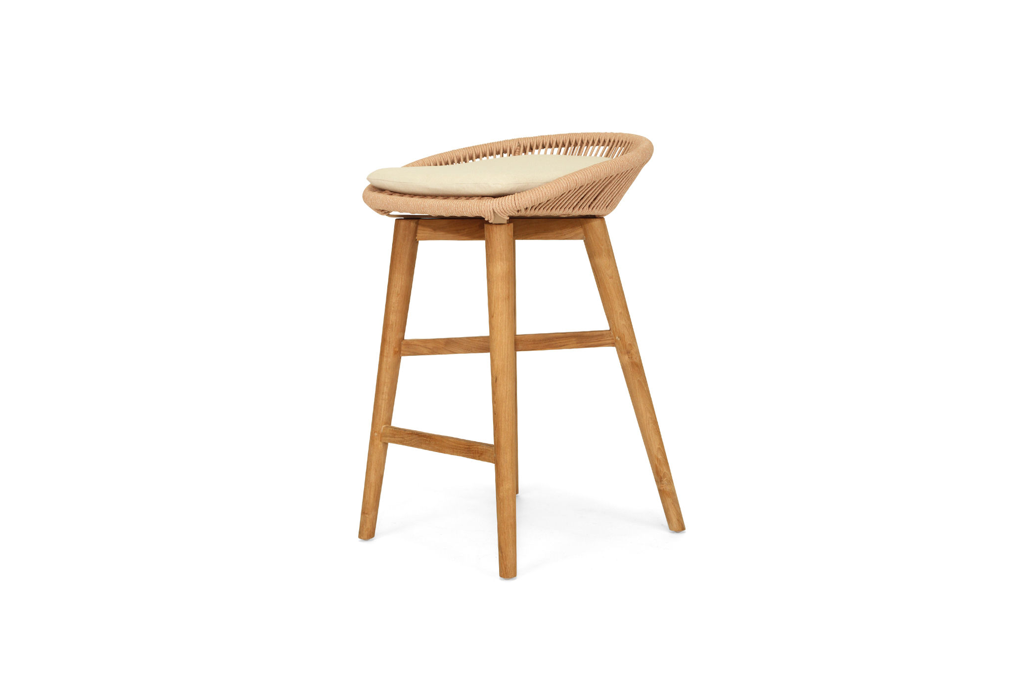 Taylor Backless Counter Stool - Indoor/Outdoor - Apricot