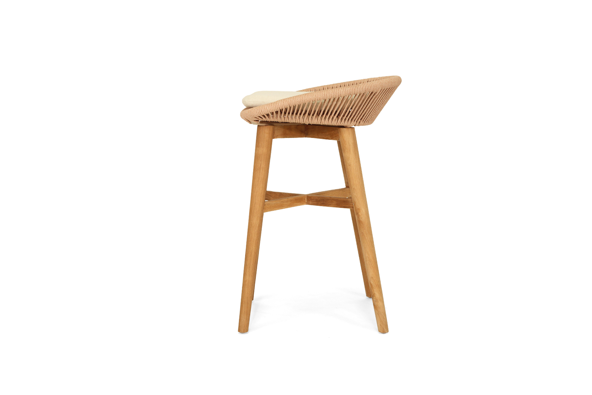 Taylor Backless Counter Stool - Indoor/Outdoor - Apricot - Image 4