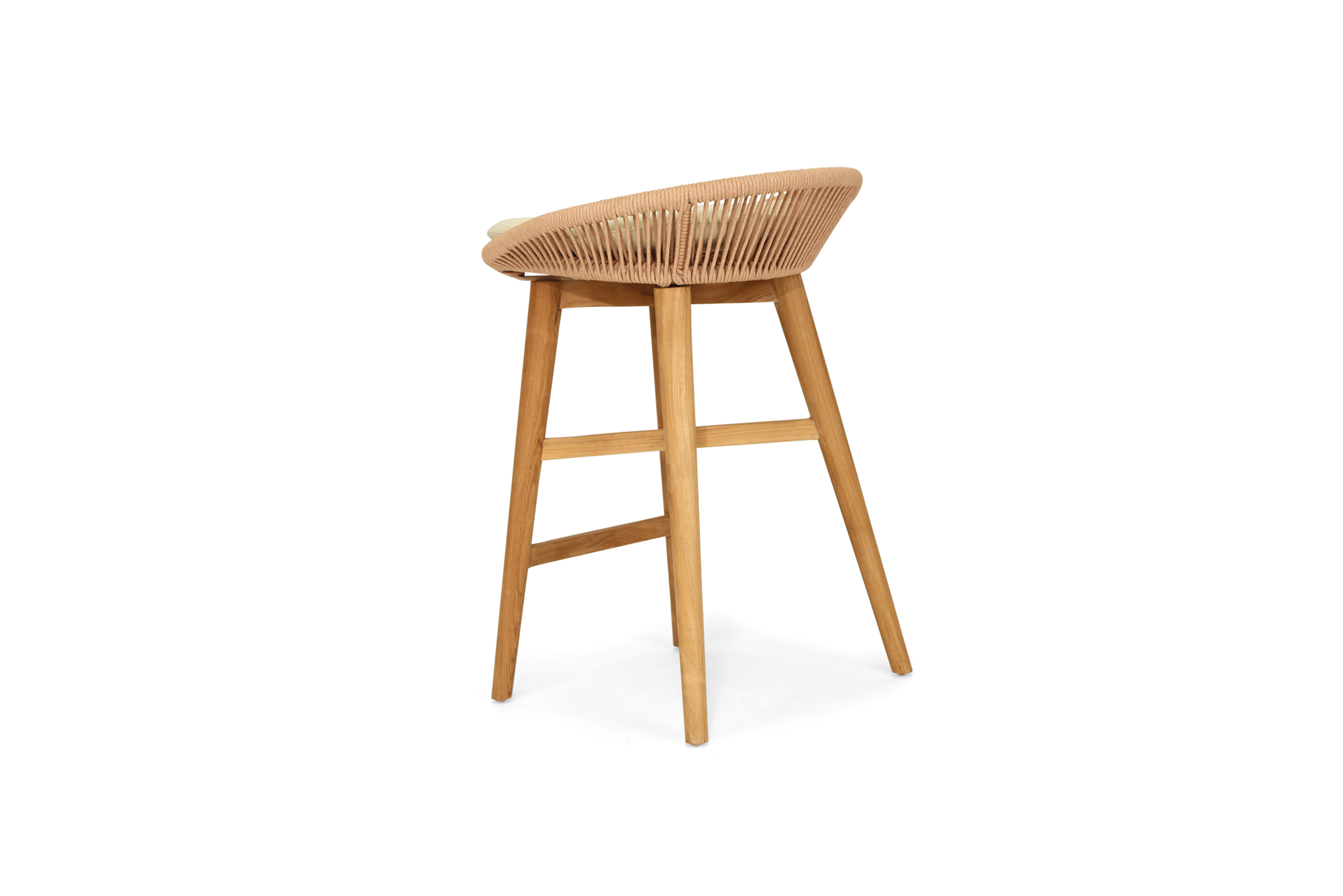 Taylor Backless Counter Stool - Indoor/Outdoor - Apricot - Image 5