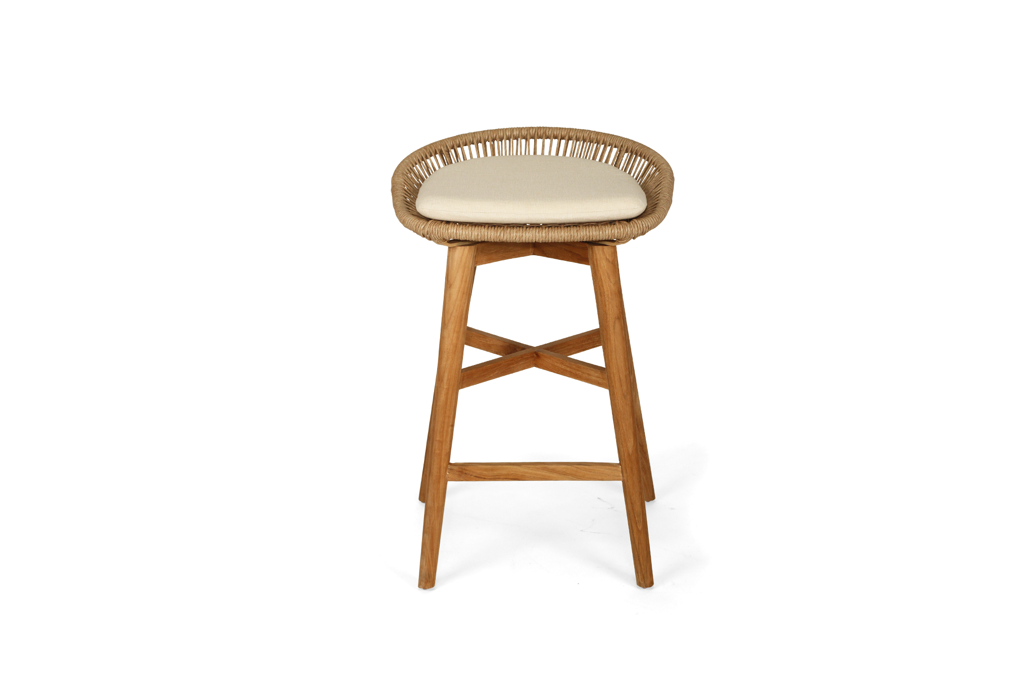 Taylor Backless Counter Stool - Indoor/Outdoor - Natural - Image 3