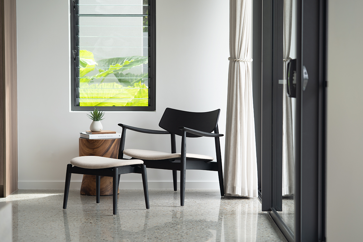 Harlow Foot Stool - Black - Image 2