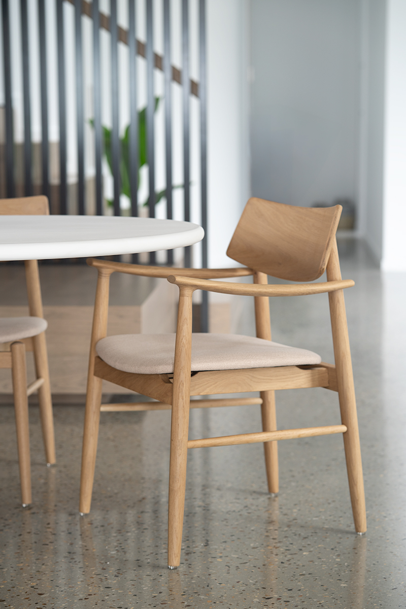 Harlow Dining Armchair - Natural - Image 2