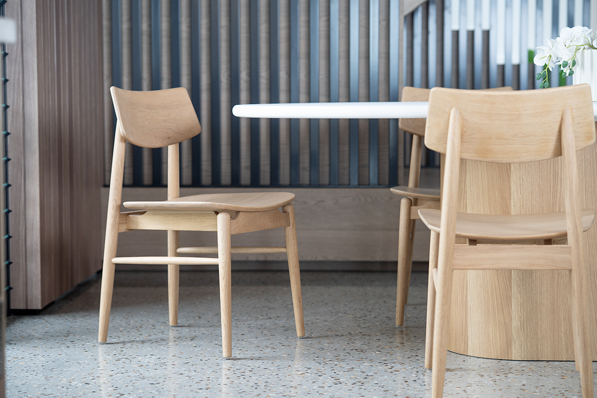 Harlow Dining Armchair - Natural with Timber Seat - Image 12