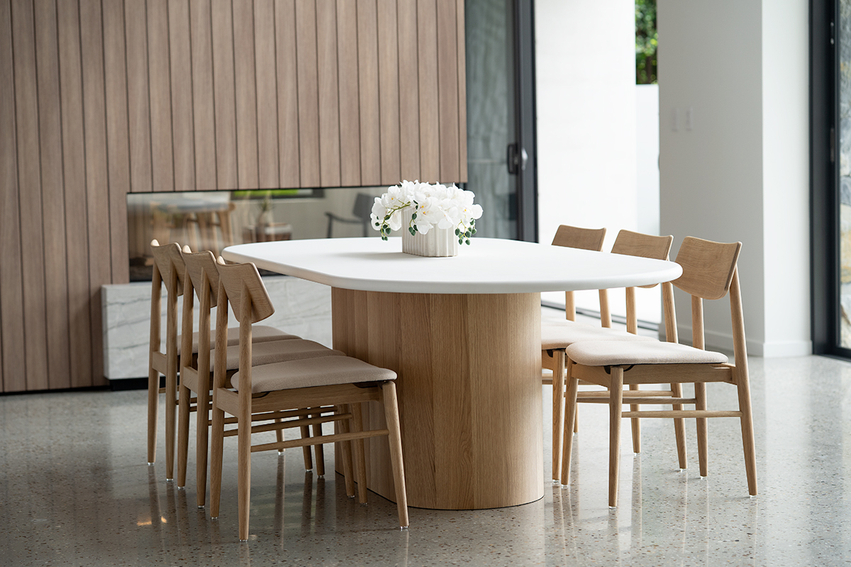 Harlow Oval Dining Table - 240cm - Natural Oak Base - Image 18