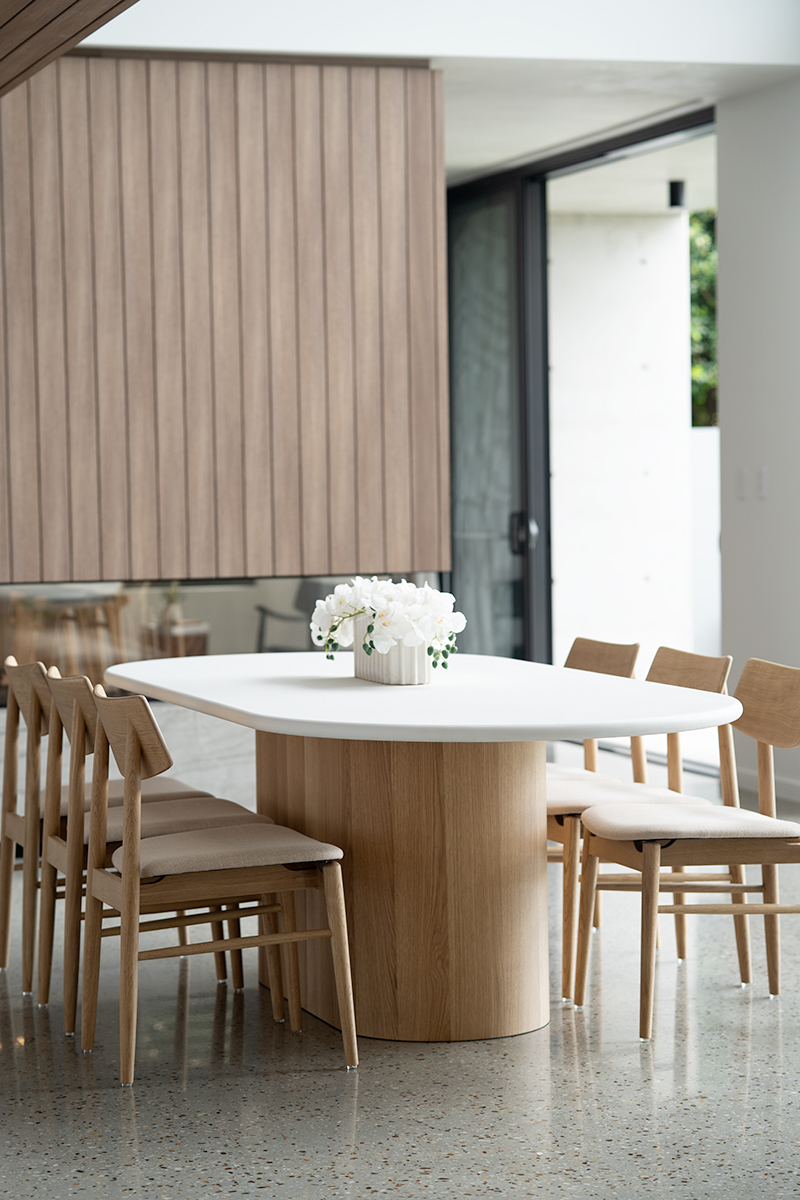 Harlow Oval Dining Table - 240cm - Natural Oak Base - Image 19