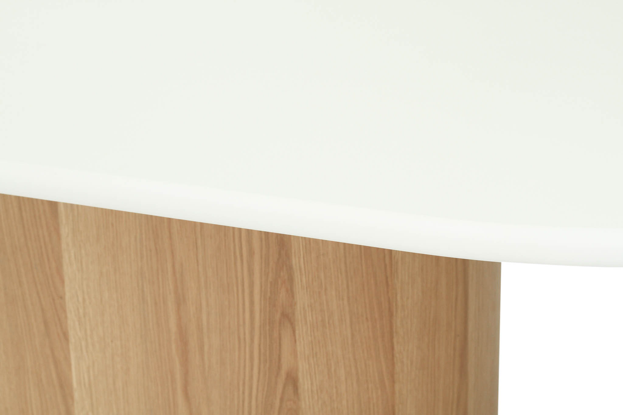 Harlow Oval Dining Table - 240cm - Natural Oak Base - Image 8