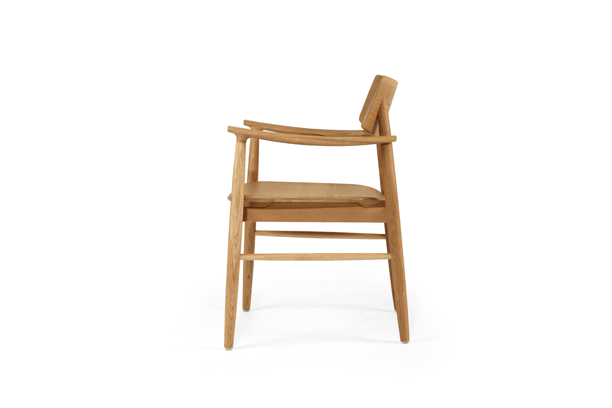 Harlow Dining Armchair - Natural with Timber Seat - Image 6