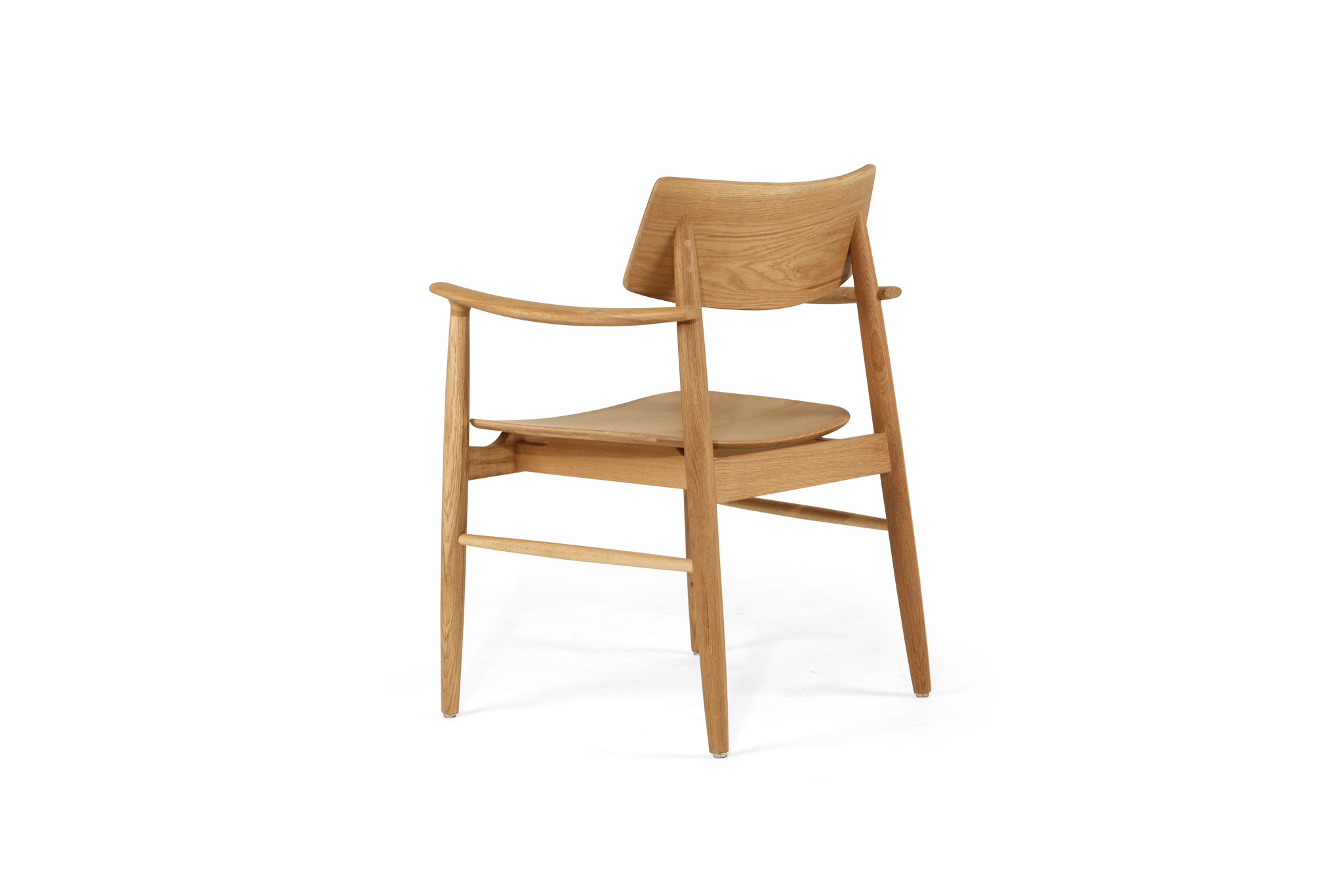 Harlow Dining Armchair - Natural with Timber Seat - Image 7