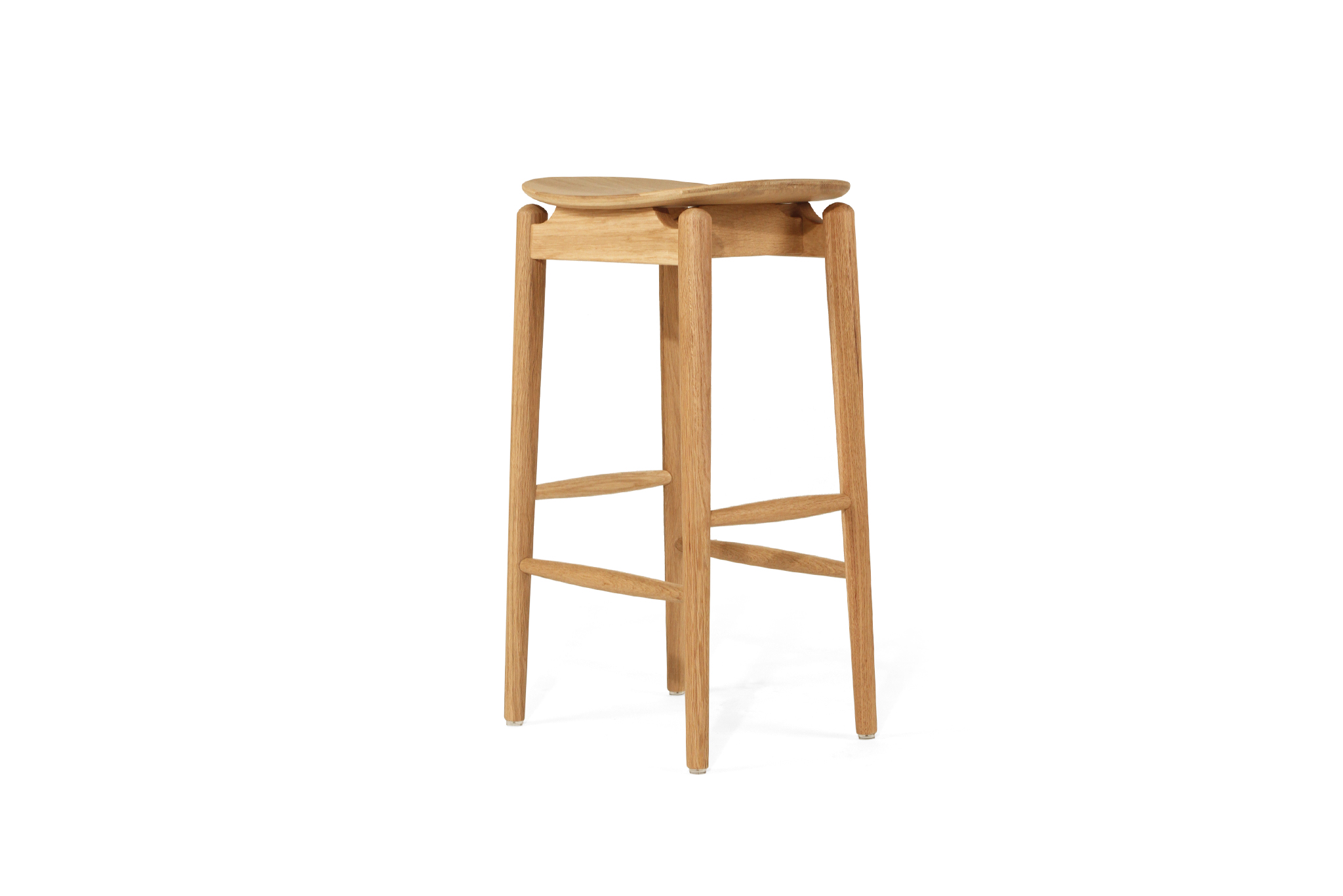 Harlow Backless Counter Stool - Natural