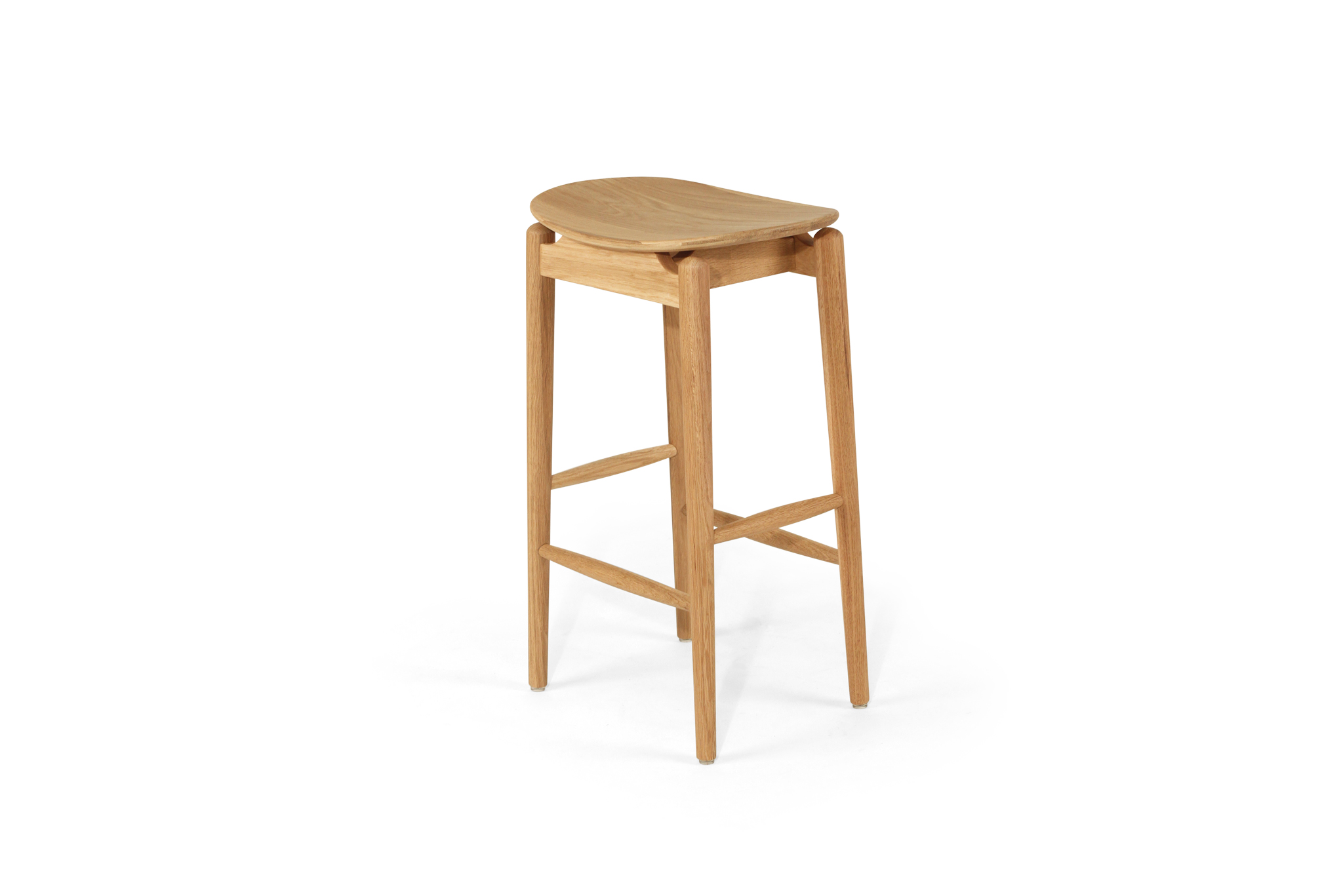 Harlow Backless Counter Stool - Natural - Image 5