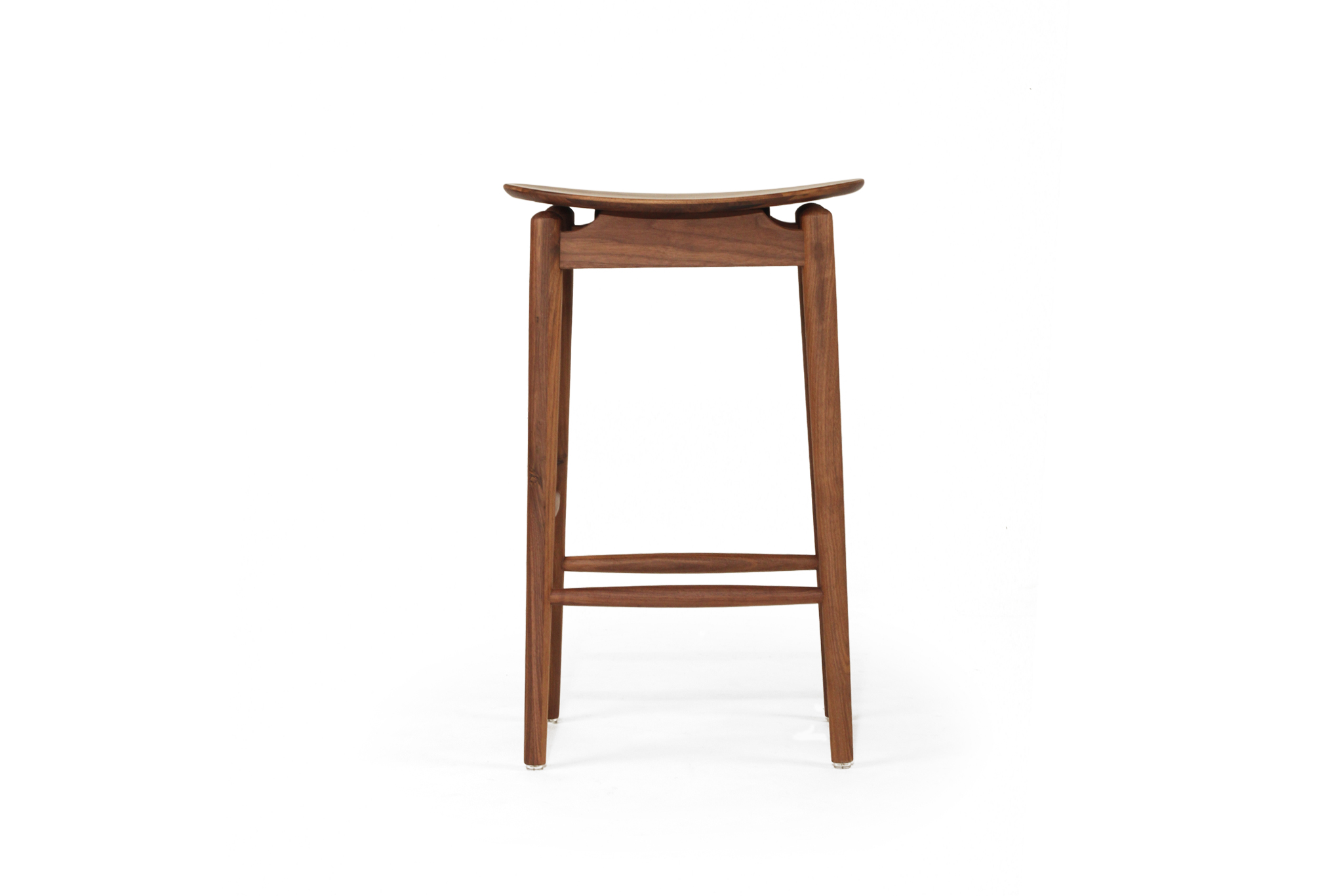 Harlow Backless Counter Stool - Walnut - Image 2