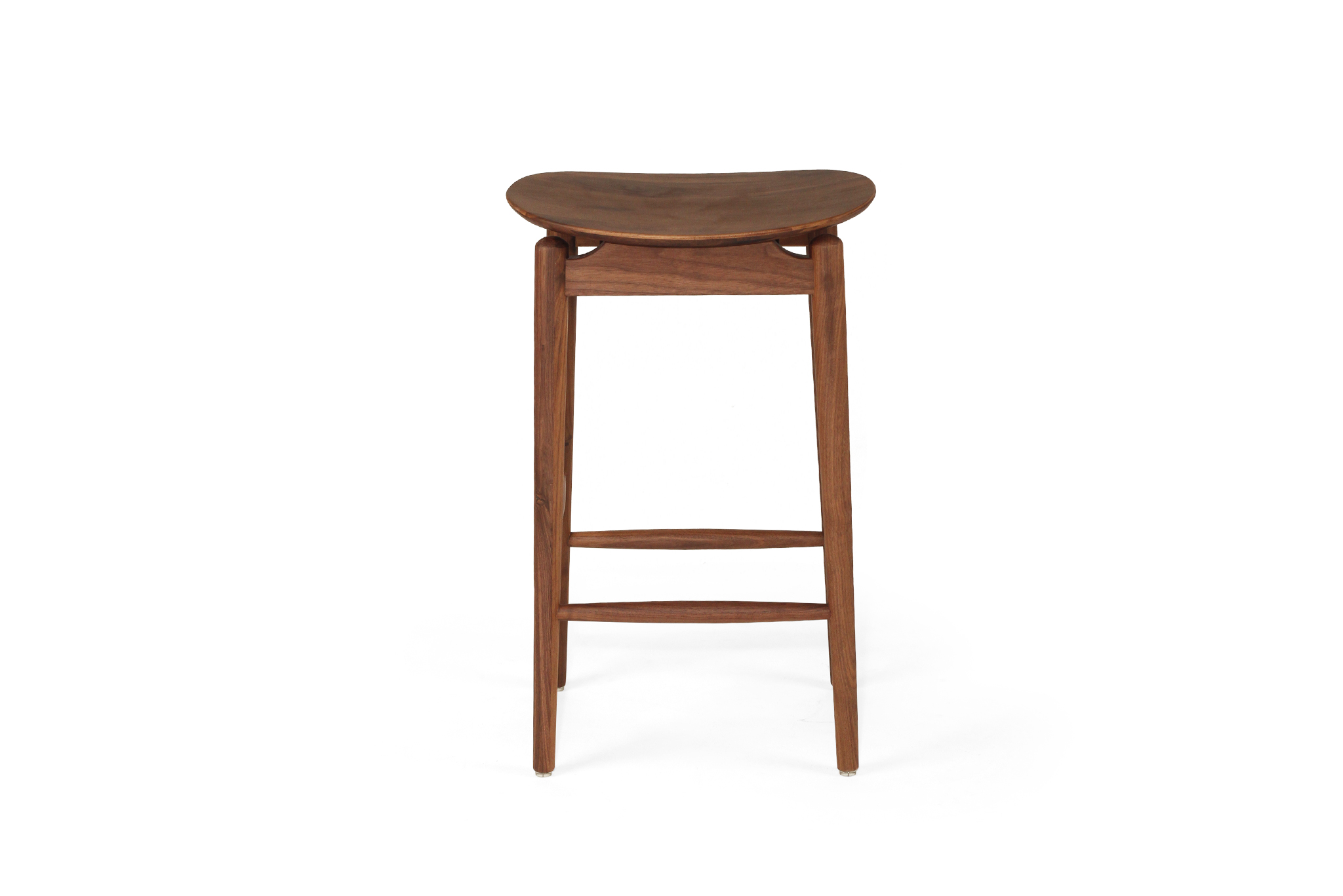 Harlow Backless Counter Stool - Walnut - Image 3