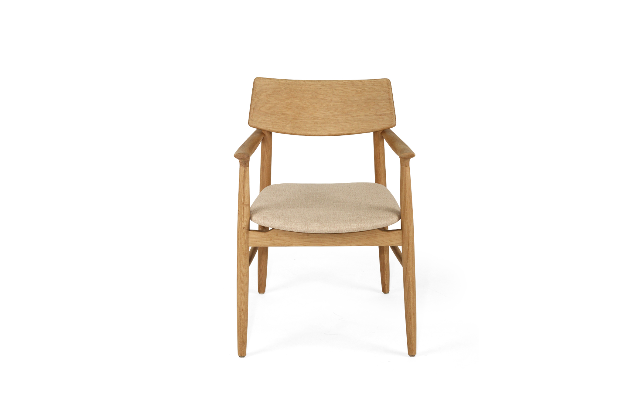Harlow Dining Armchair - Natural - Image 4