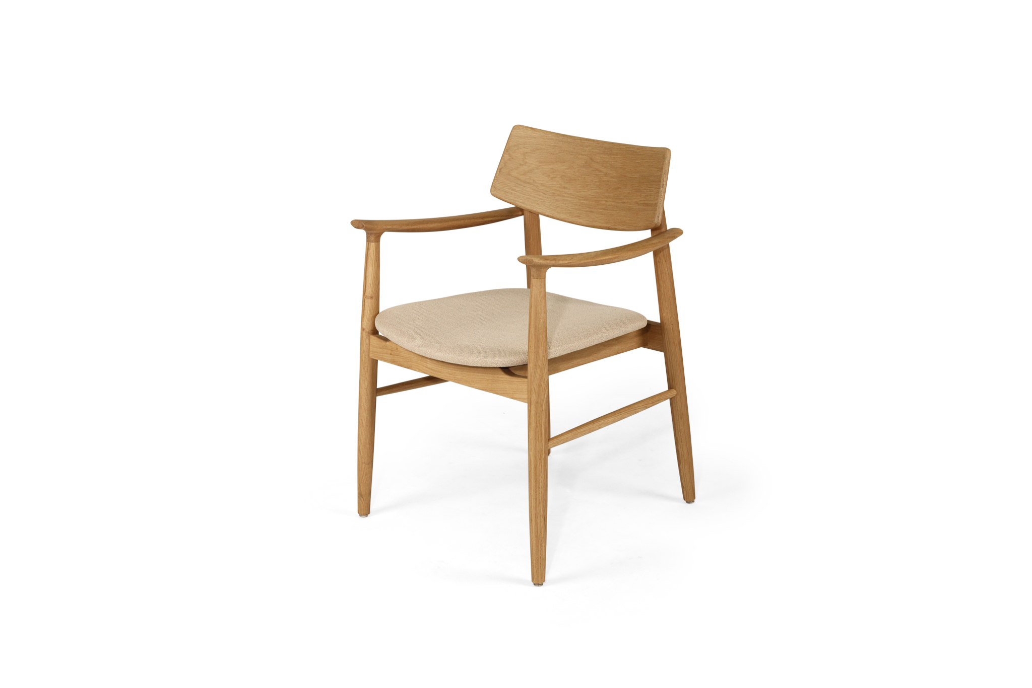 Harlow Dining Armchair - Natural - Image 5