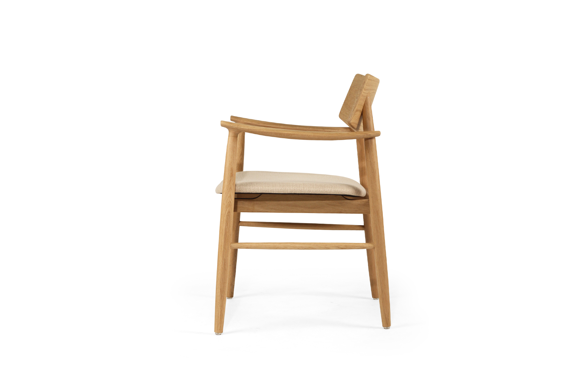 Harlow Dining Armchair - Natural - Image 6