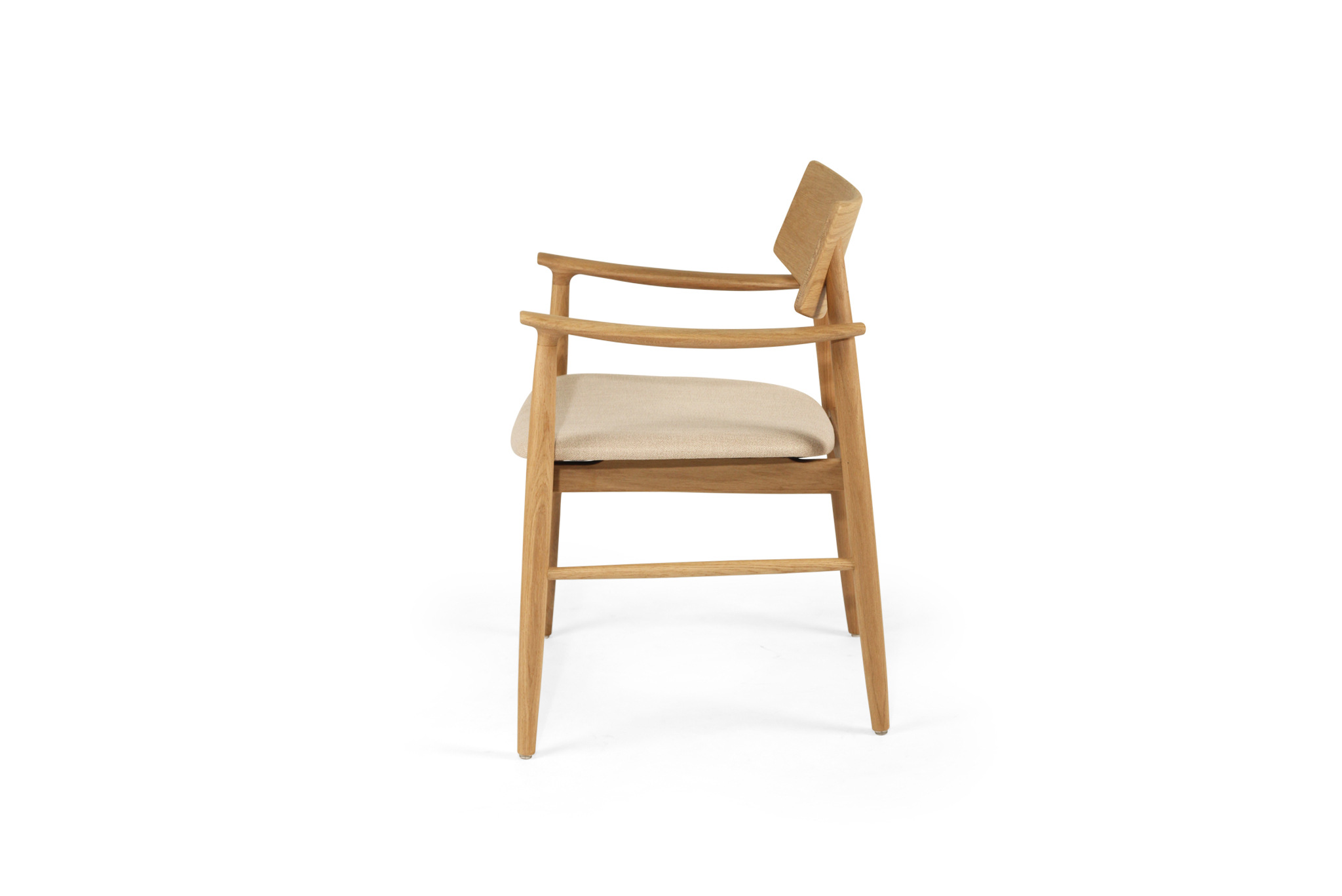 Harlow Dining Armchair - Natural - Image 7
