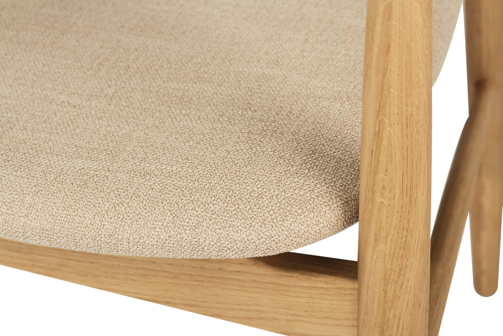 Harlow Dining Armchair - Natural - Image 10
