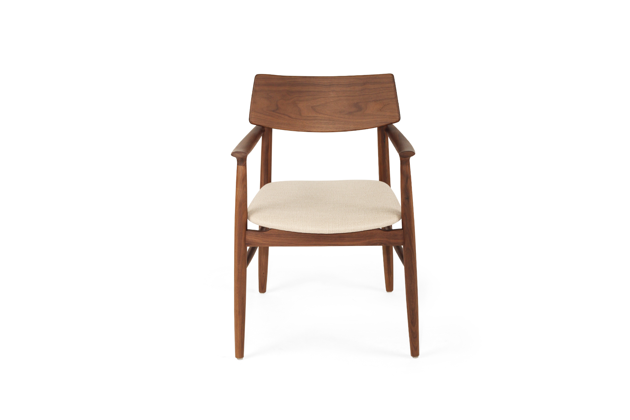 Harlow Dining Armchair - Walnut - Image 4