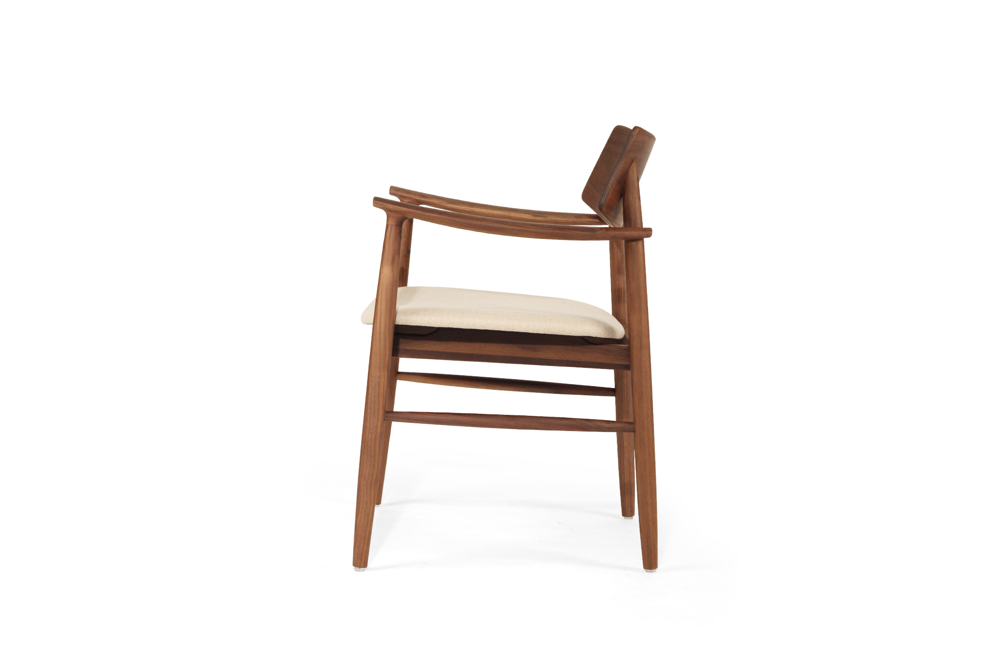 Harlow Dining Armchair - Walnut - Image 5