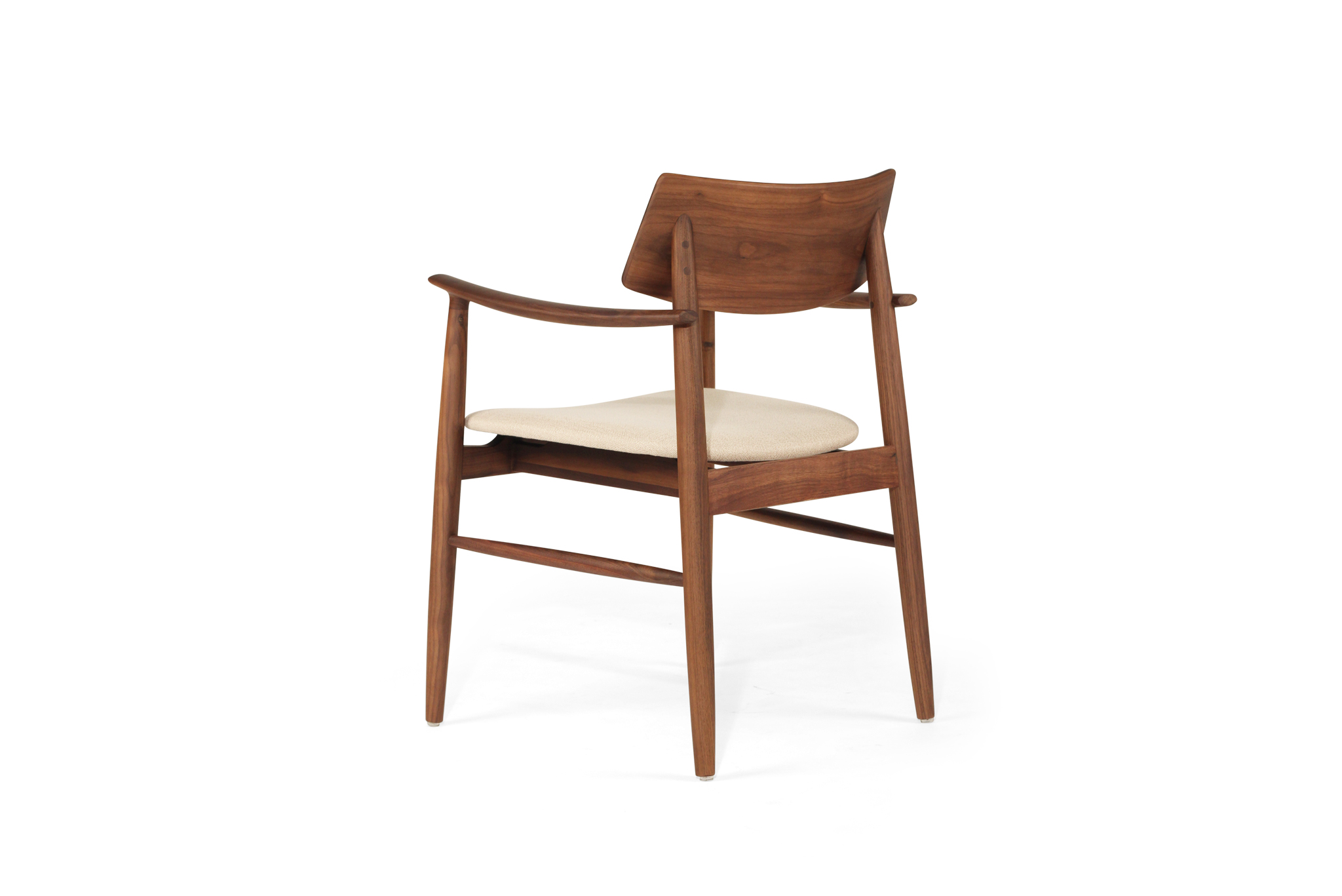 Harlow Dining Armchair - Walnut - Image 7