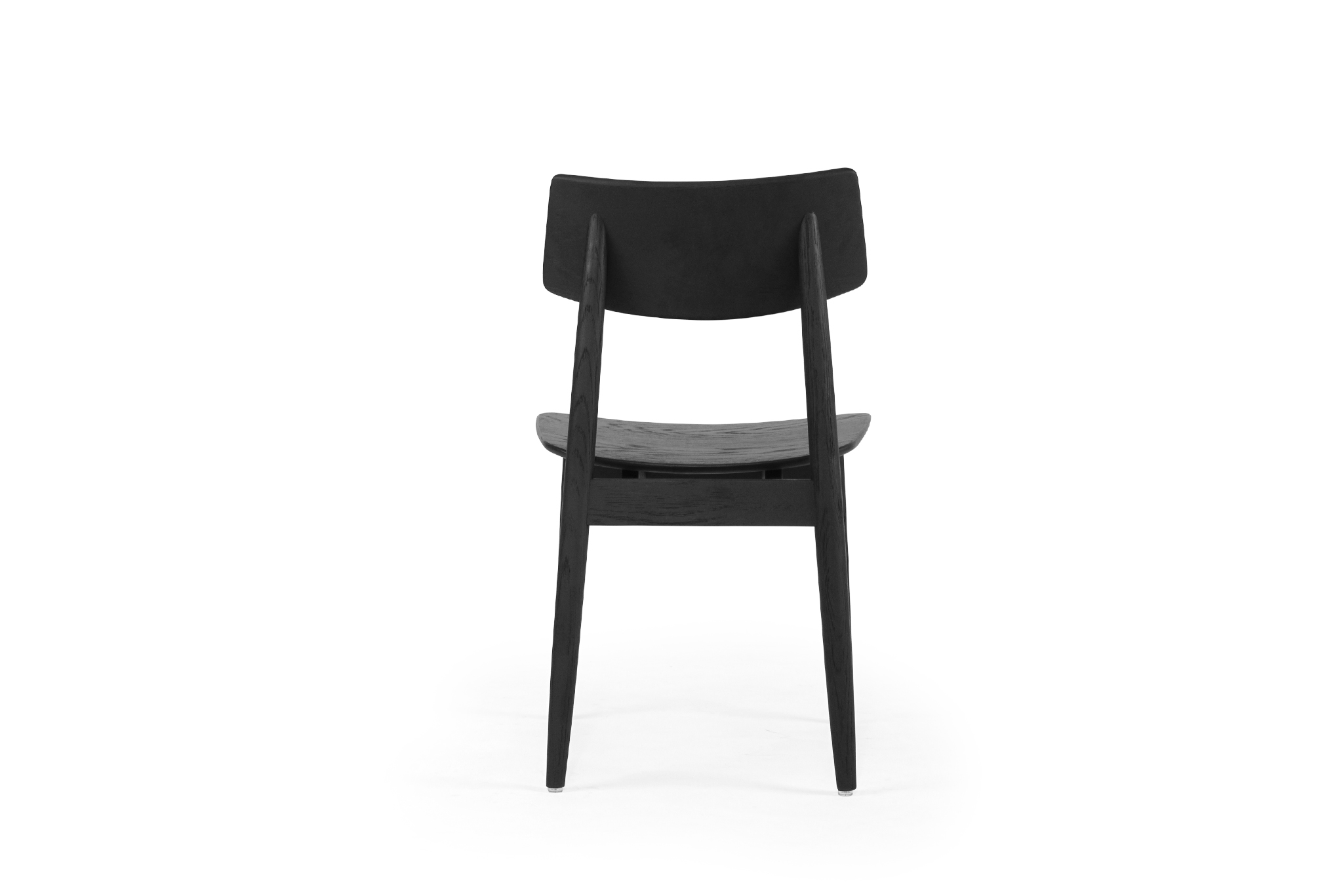 Harlow Dining Chair - Black with Timber Seat - Image 7