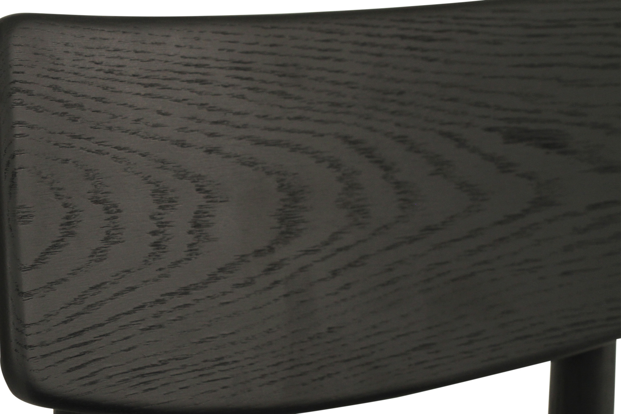 Harlow Dining Chair - Black with Timber Seat - Image 9