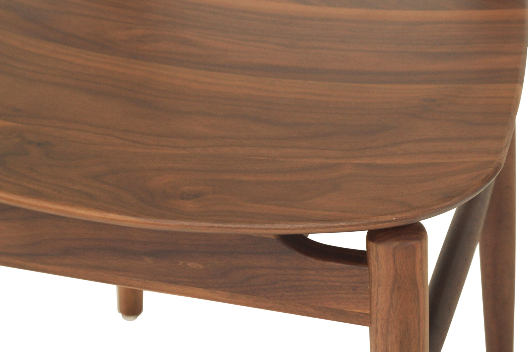 Harlow Dining Chair - Walnut with Timber Seat - Image 10