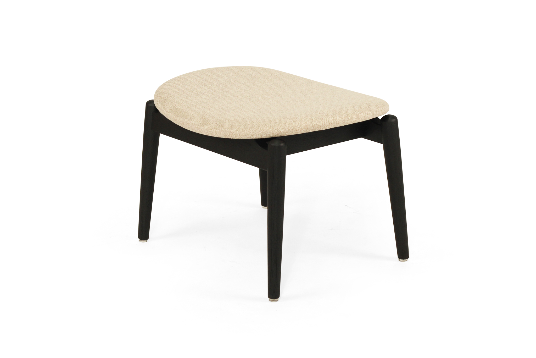 Harlow Foot Stool - Black - Image 5