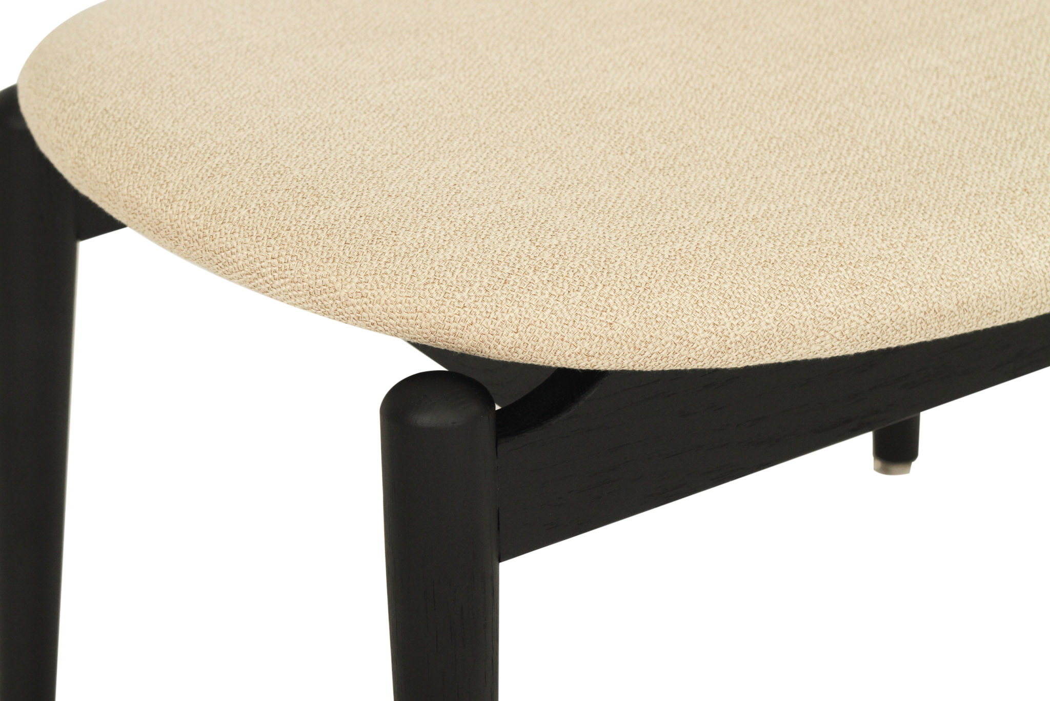Harlow Foot Stool - Black - Image 7